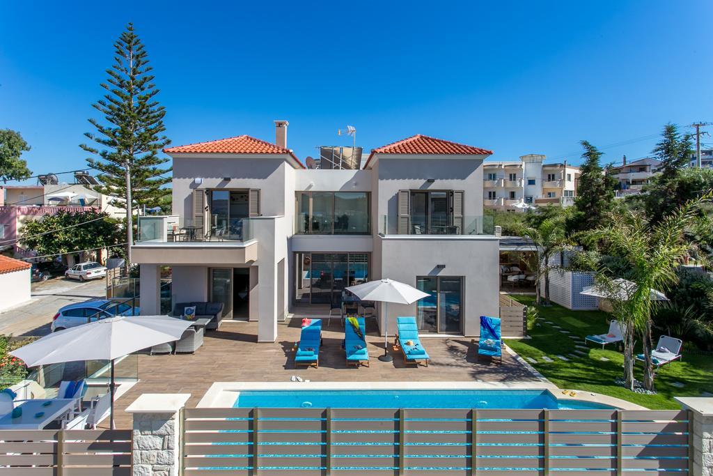 Superior Villa Marina Mare Sauna Hammam Nea Kydonia Exterior foto